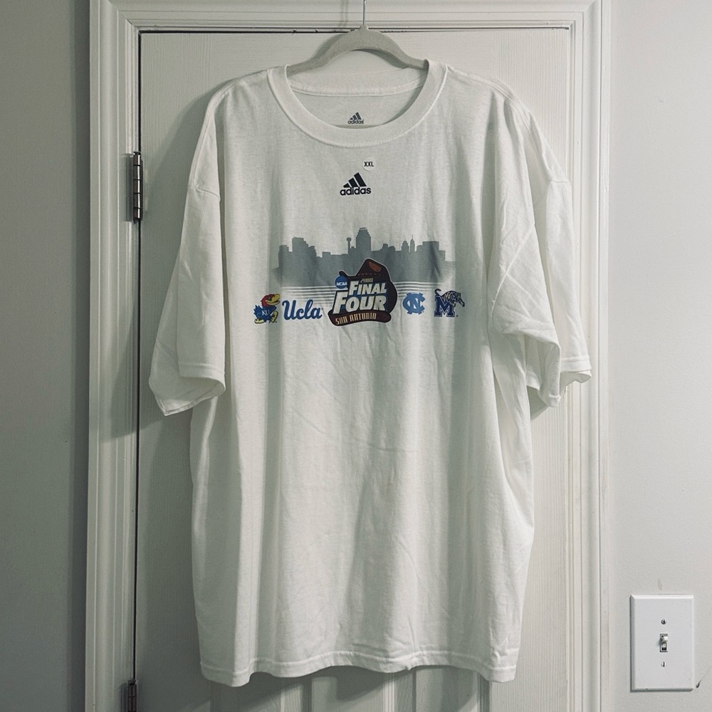 Adidas NCAA 2008 White Final Four Graphic Tee